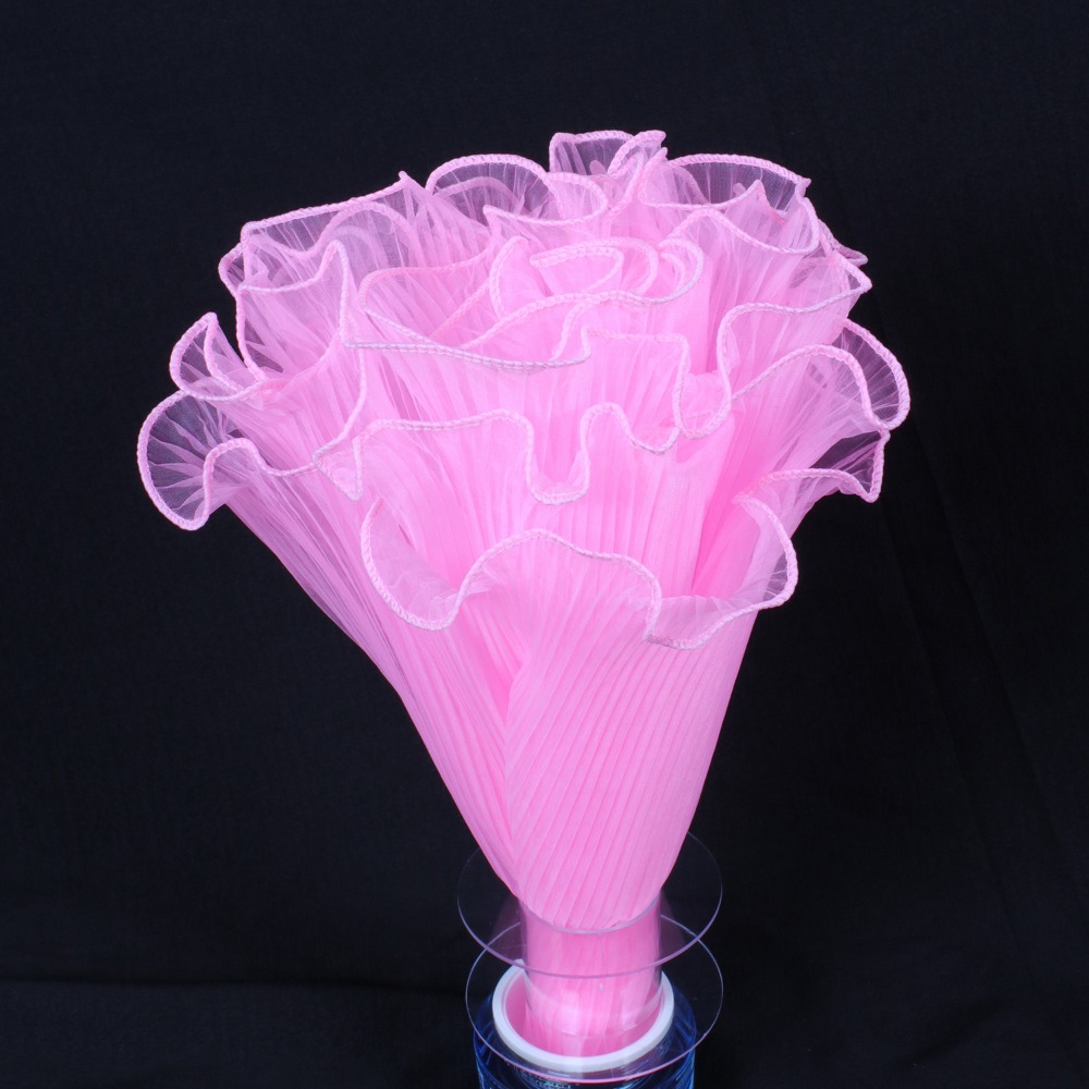 Florist Supply House - 28cmx4Yards Blumenstrauß-Verpackung Perlengarn-Wellenband Spitzenmaterial Geschenkverpackung Perlrand-Floristenverpackung