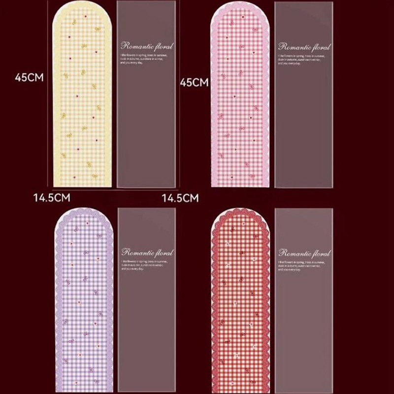 Florist Supply House - 10er-Set Kleine Blumenstrauß-Verpackungsbeutel Kunststoff-Blumenverpackungstasche Floristenbedarf Einweg-Verpackungspapier