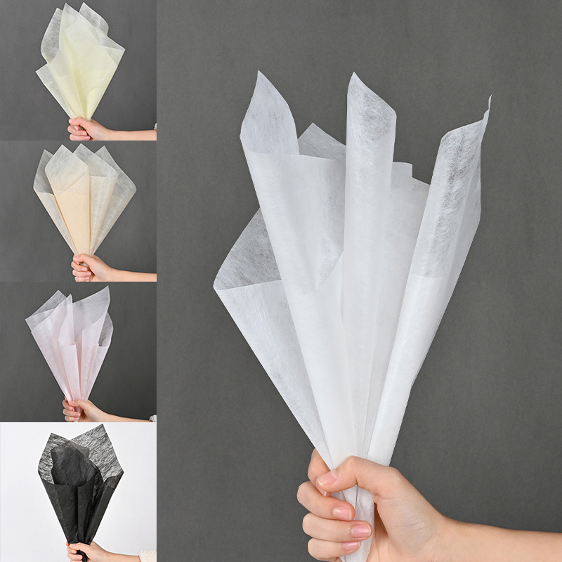Florist Supply Shop - Geschenkpapier Weiches Milchbaumwoll-Futterpapier Blumenladen Floristik-Bouquet-Papier Hochzeitsdekoration