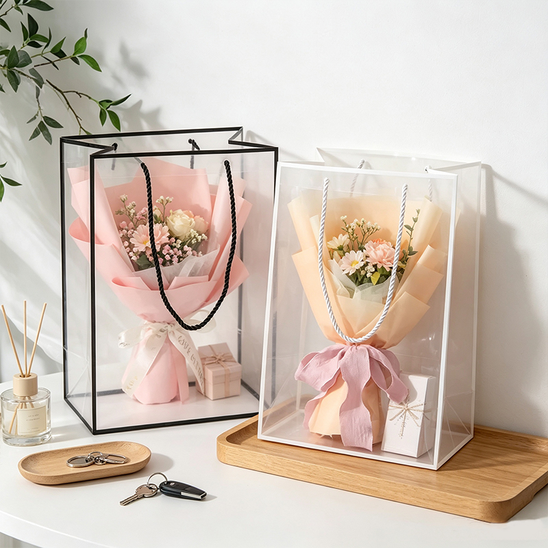 Florist Supply House - 1/3/10 Stück Transparente Plastiktüten Blumen Floristenbedarf