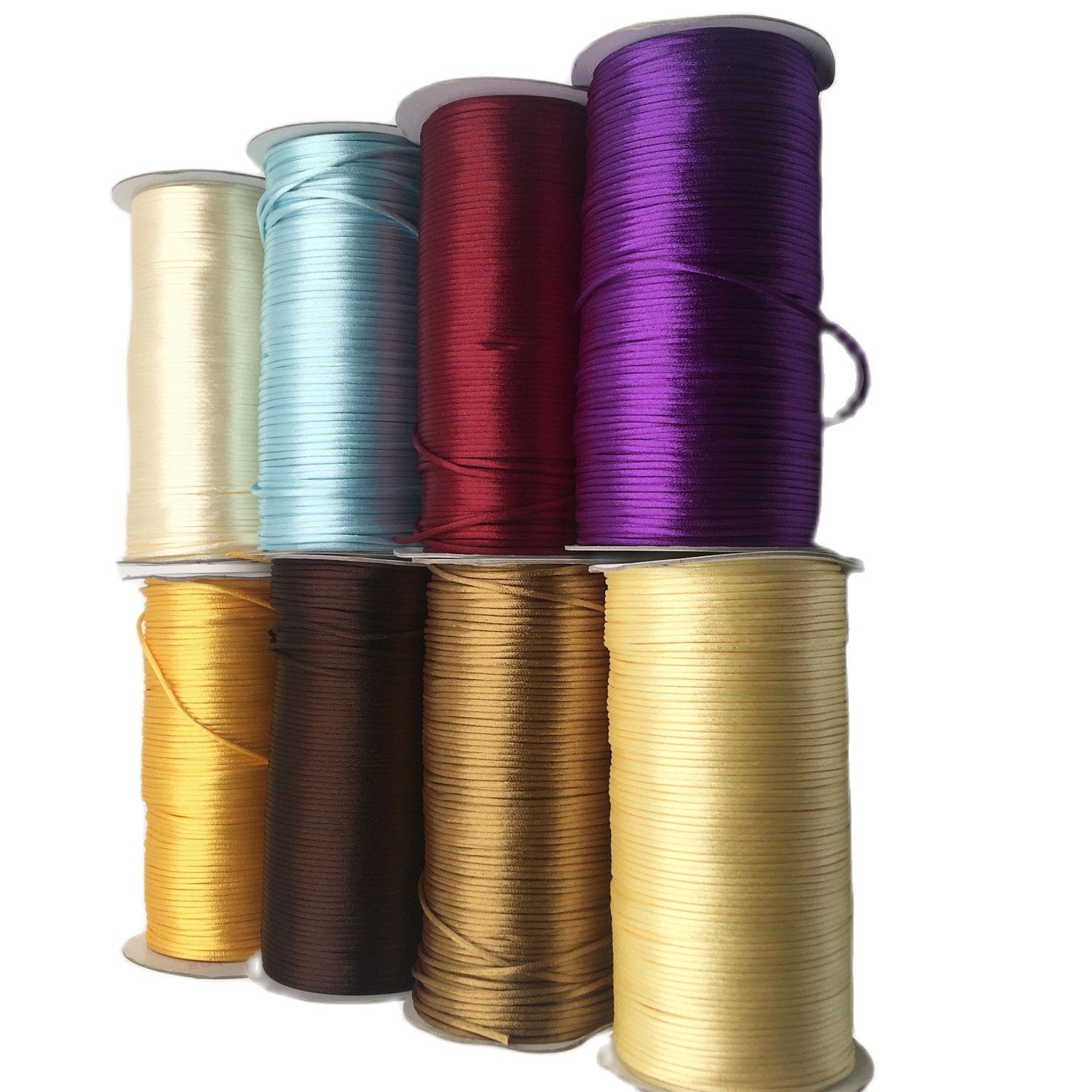 2 mm geflochtene Makramee-Seid – Ribbon Wired Satin Bewertung und Preis