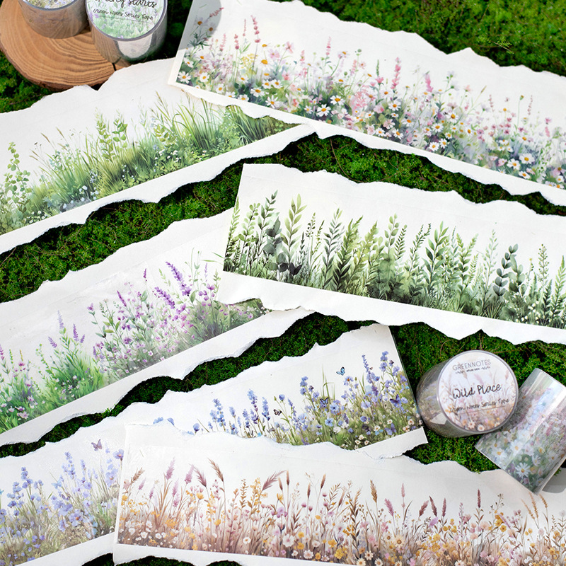 50mm * 200cm grüne Noten Serie – Floral Tape Green Bewertung und Preis