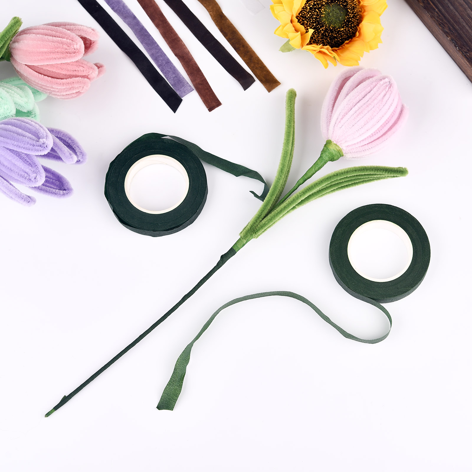 30 Yards Blumenstielband Corsa – Floral Tape Green Bewertung und Preis