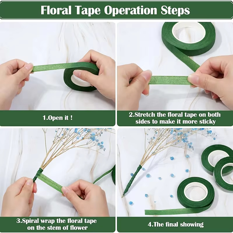 20 Yards grünes Blumenband, se – Floral Tape Green Bewertung und Preis