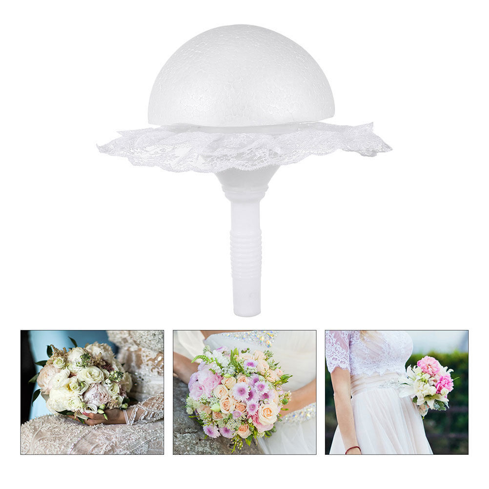 1 Set Halbkugel-Schaumstoff-Bl – Bouquet Holder Foam Bewertung und Preis