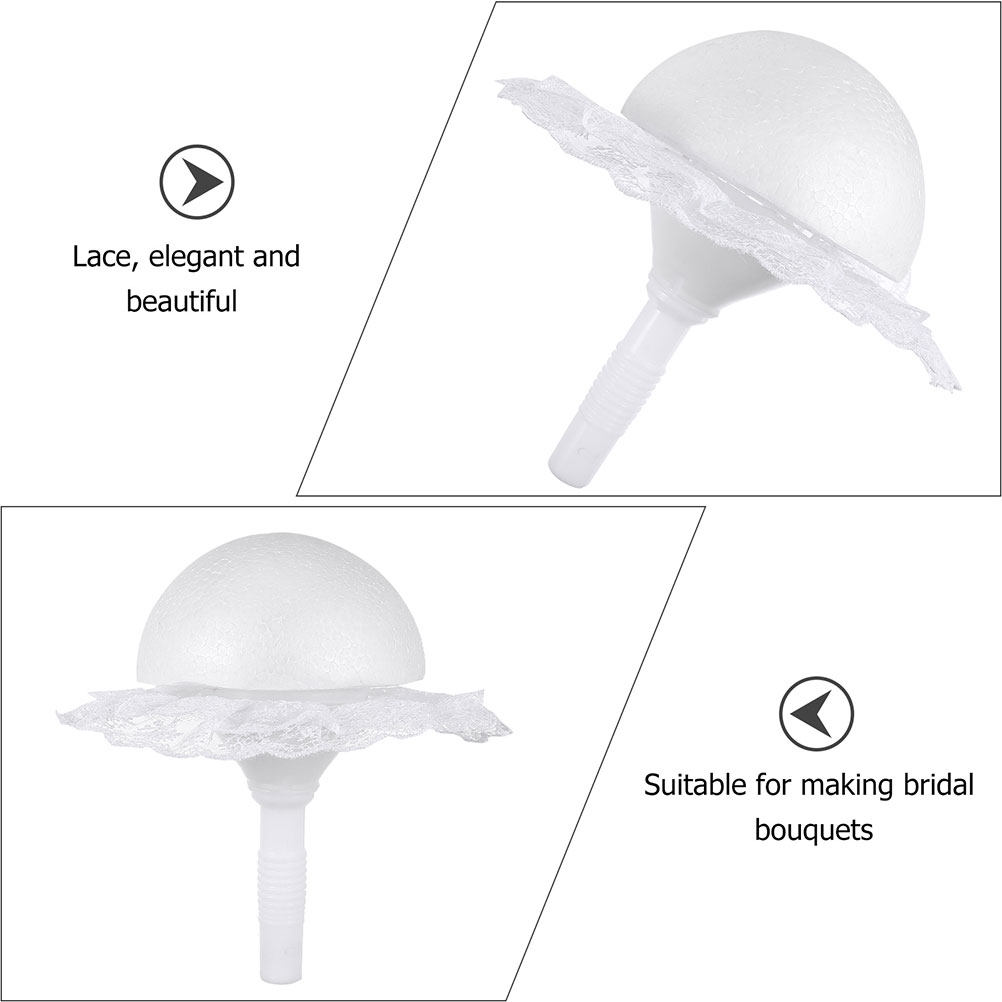 1 Set Halbkugel-Schaumstoff-Bl – Bouquet Holder Foam Bewertung und Preis